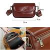 Crossbody Small Square Bag Versatile and Trendy, Genuine Leather Single-shoulder Bag Casual Women's Bag