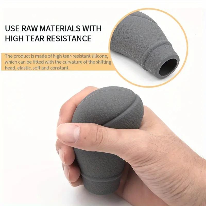 2pcs Car Auto Universal Silicone Shift Gear Head Knob Cover Handbrake Hand Brake Covers Sleeve Case Skin Protector Car Styling C