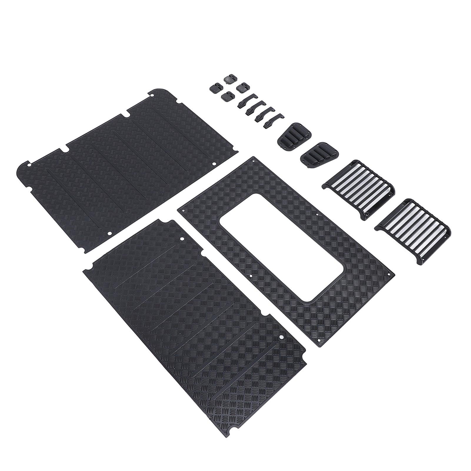 

RC Crawler Car Accessories Metal Plastic Decorative RC Crawler Front Light Cover Guard Grilles Door