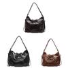 Pu Retro Shoulder Bag With Butterfly Bow Design For Daily Office Use