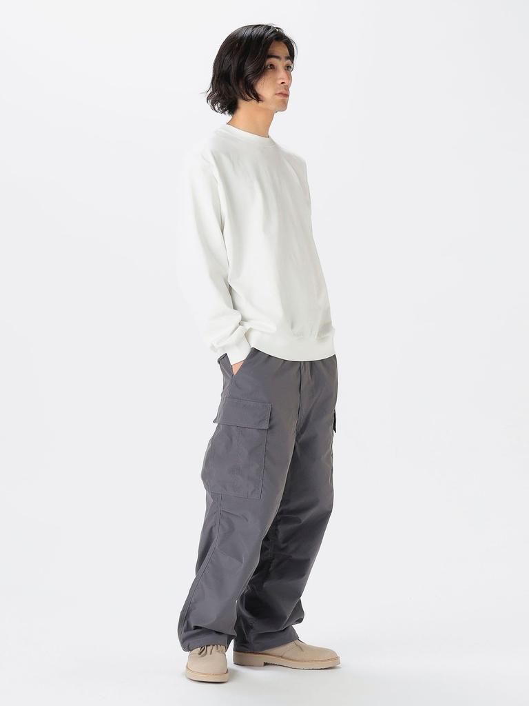 B:MING LIFE STORE by BEAMS Men's Super Heavyweight Crew Neck T-Shirt, 2025 Spring/Summer Collection, OFF_WHITE, Size S_92140242147