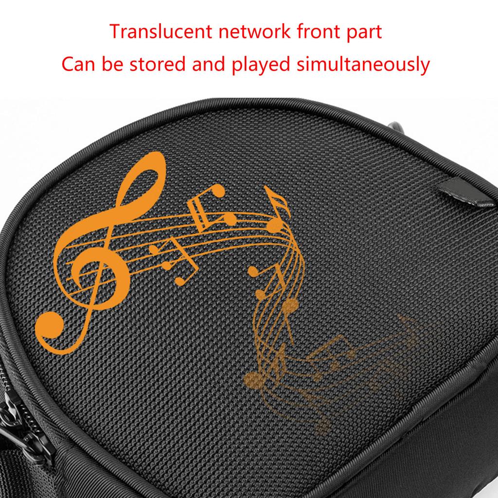 Speaker Mesh Storage Bag Protective Carry Case with Shoulder Strap for Beosound A1 2nd Gen Easy Transportation Solution