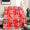 Deportivo Toluca Futbol Club Theme Blanket Suitable For The Sofa Camping And Travel Made Of Soft Flannel Material An Ideal Gift For Occasions Such As 