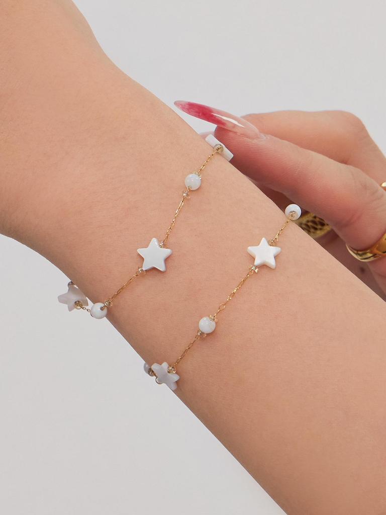 INS Inspired Design: 5A Zircon Star and Sunflower Brooch & Necklace Bracelet Set
