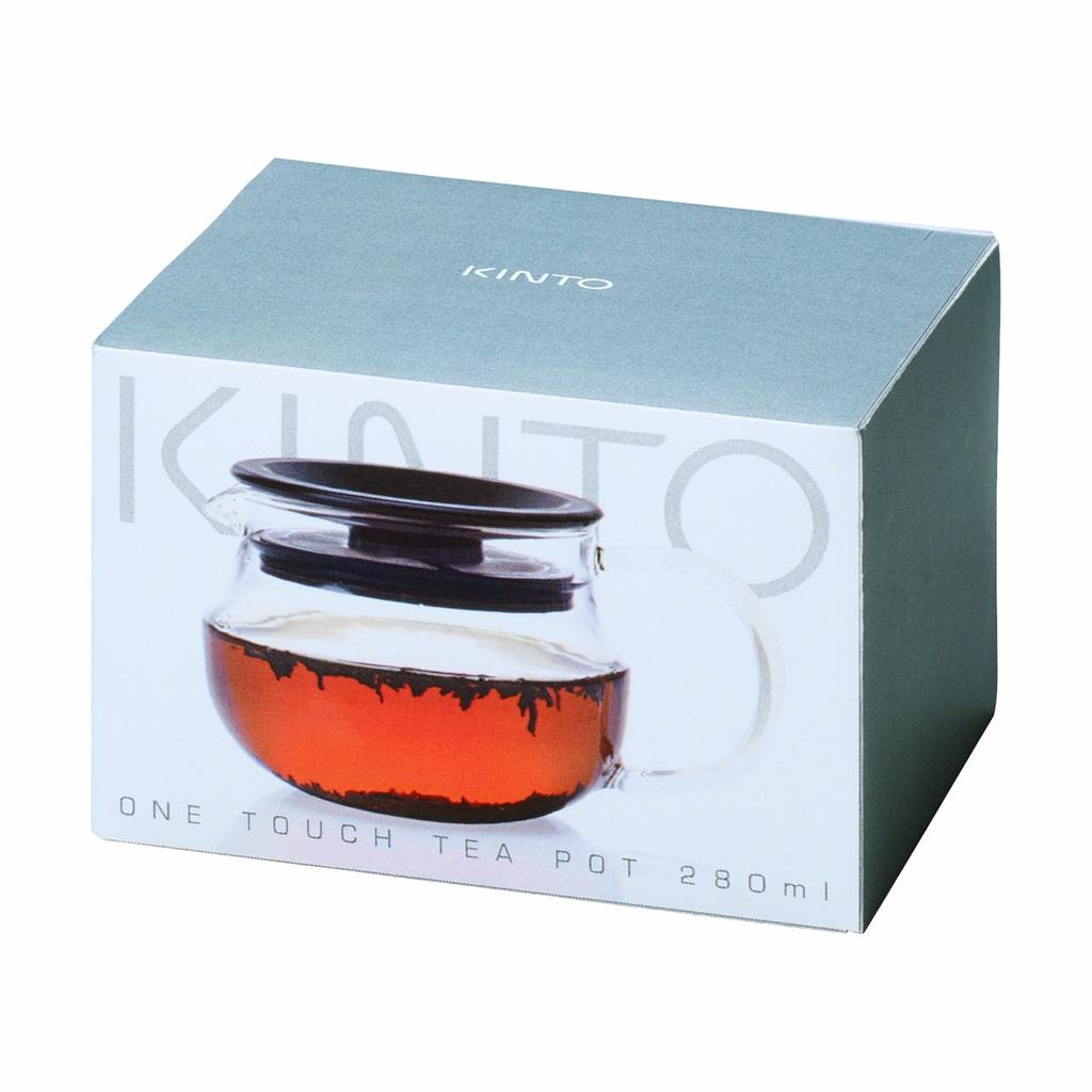 Kinto One Touch Teapot 280ml Brown 8387