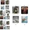 Colorful Elephant Shower Curtain Waterproof Washable Bathroom Decor With 3d Printing And Hooks