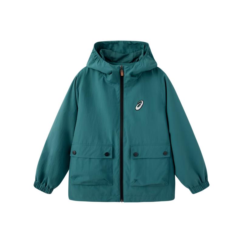 ASICS Kids Hooded Teflon Woven Jacket 170