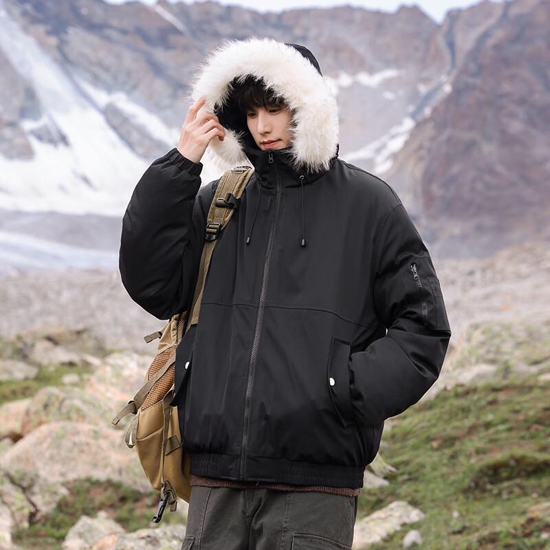 Wassup Sohot Men's Winter Hooded Padded Jacket