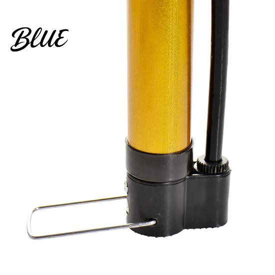 Electric Scooter Air Pump Mini High Pressure Bike Pump Portable with Foldable Basketball Manual Pedal Aluminum Alloy Tire Inflator for Road Mountain