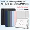 Hülle für Samsung Galaxy Tab S6 Lite 10,4'' // (SM-P620/P610/P613/P615), Magnetische Schlanke Faltständer-Hülle, Weiche Rückseite