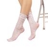 Women Retro Gothic Summer Lace Top Floral Fishnet Ankle Socks Lady Black Nylon Short Lace Stockings 23 Models Shoe Size 5-10