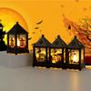 Witch Candlestick Wind Lamp Pumpkin Halloween Wind  Lantern Portable   Bar