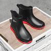 Rain shoes men's fashion non-slip mid-tube rain boots new waterproof outdoor fishing