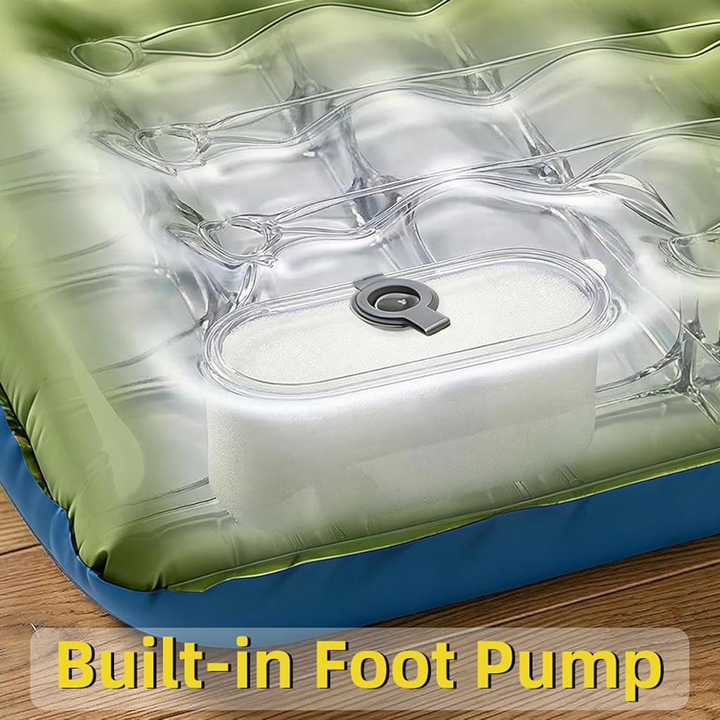 Lightweight Portable Self-Inflating TPU Camping Mat Summer Outdoor Waterproof Durable Inflatable Mattress for Hiking Sleepovers