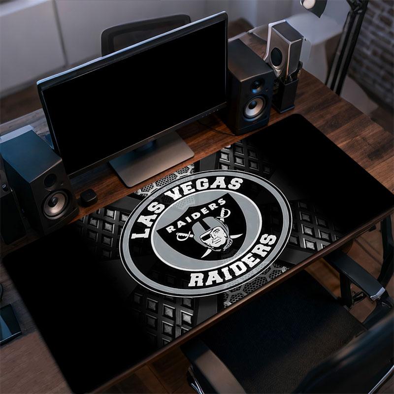 Raiders Mauspade, Große Gaming-Schreibtischmatte, Rutschfestes XXL-Mauspad für Laptop & Tablet, Mini-PC-Spielmatte mit genähten Kanten