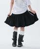 Escape From [Escf X Hot Today] Pocket Point Frill Midi Skirt Black