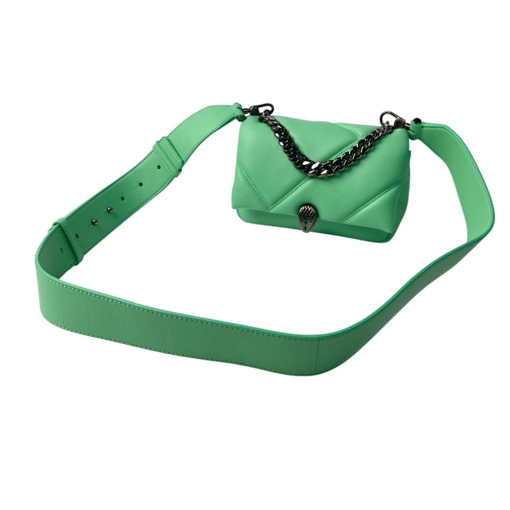 Used BVLGARIShoulder Bag green leather Women