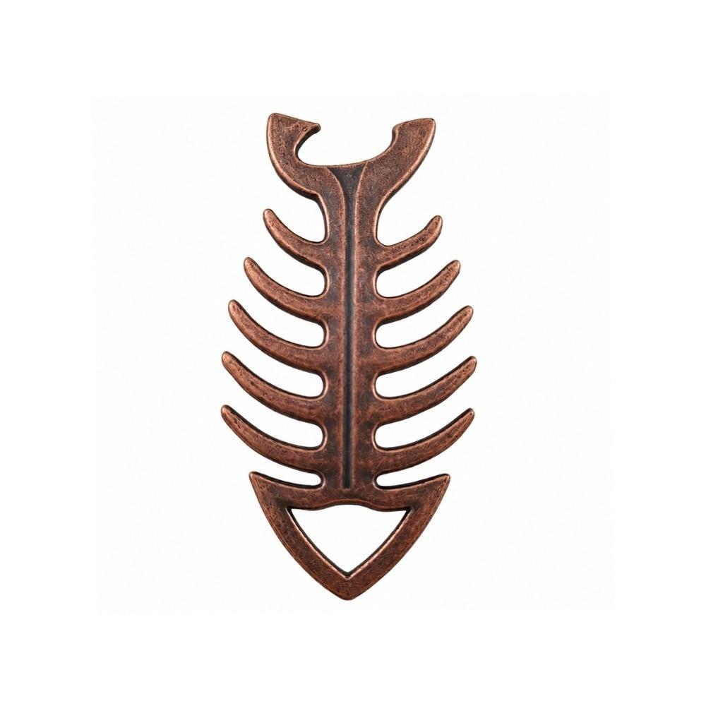 Zinc Zinc Zinc Alloy Drink Bottle Opener Creative Beer Bottle Cap Remover Fishbone Bottle Opener  Outdoor