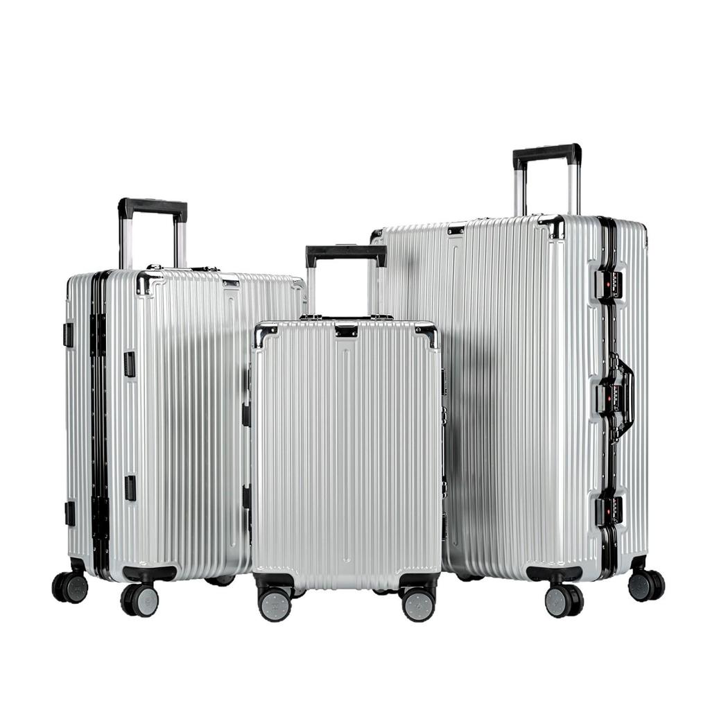 Premium 20-Inch Carry-On Suitcase with Universal Wheels and 24-Inch Aluminum Frame, Ideal for Female Students