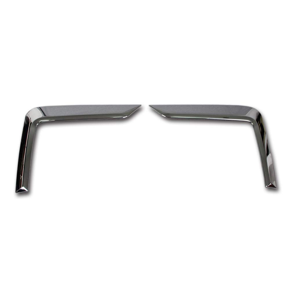 RUIQ Chrome Front Fog Lamp Garnish Bezel Cover for Toyota RAIZE Custom Design (200 Series) - (Bezel A)