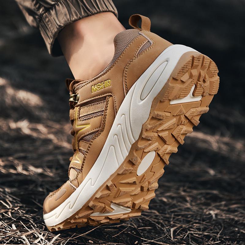 Hiking Shoes Men's Mountain Functional Shoes Platform Leisure Niche Hiking Shoes Outdoor Camping Non-slip Foreign Trade Replacement