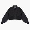 Devastee Crop Bomber Jacket Black (S5Fwow005)