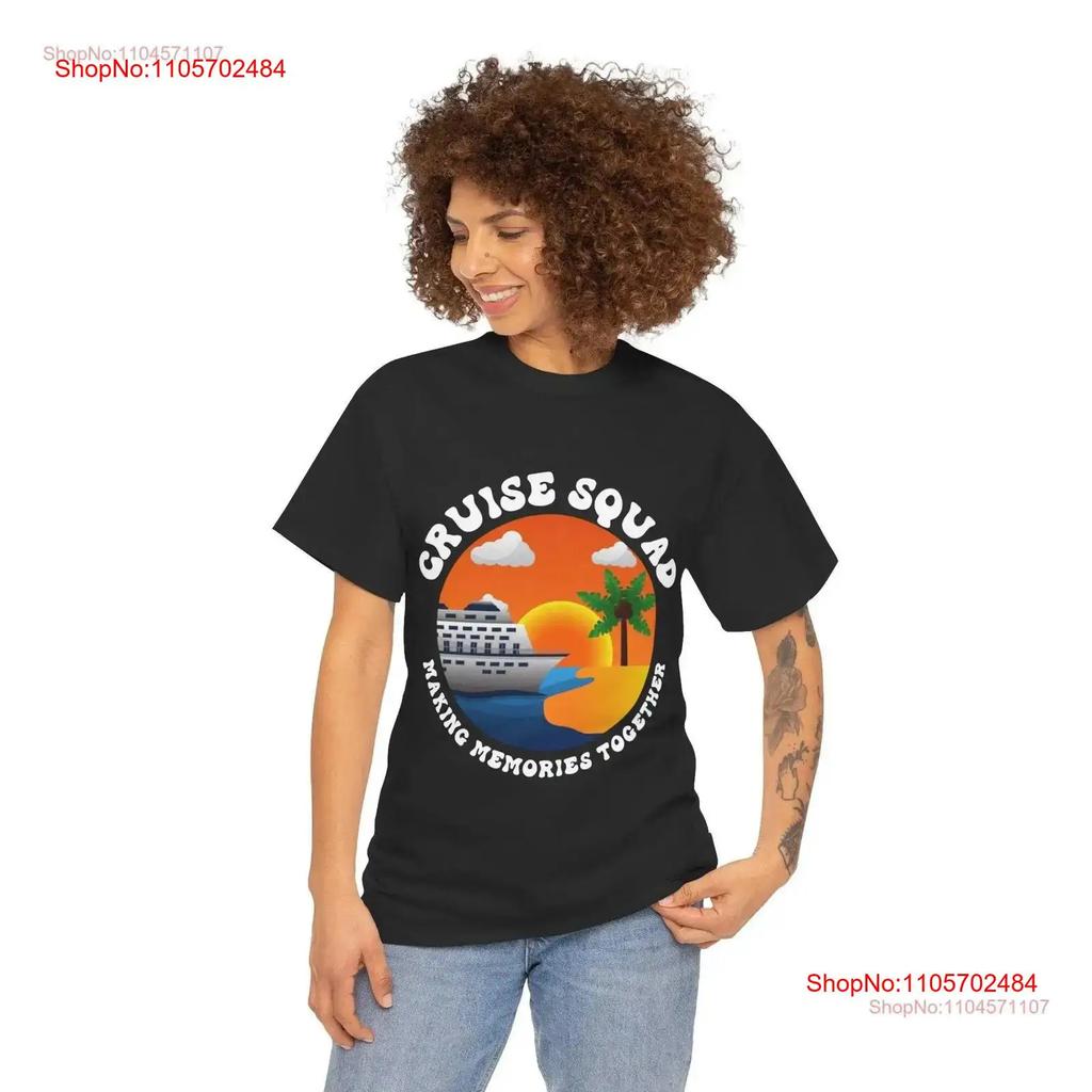 Cruise Squad T Shirt Sunset Beach and Ship Design Vacation Apparel Making Memories Together vintage Washed Comfortable