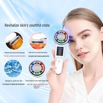 Home Microcurrent Ultrasonic Photon Facial Device with Hot & Cold Therapy