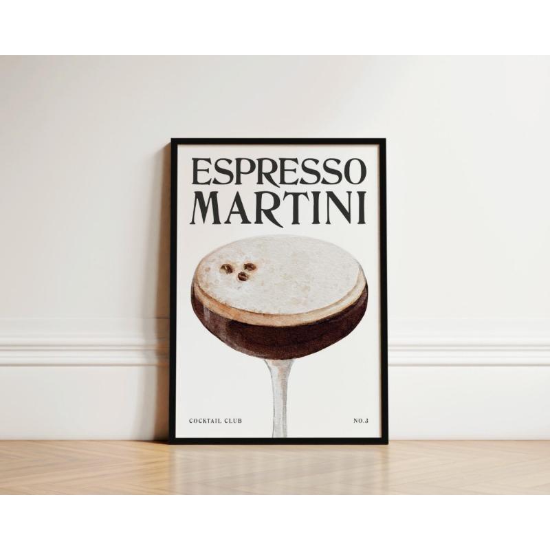 Classic Vintage Cocktail Posters Prints Canvas Painting Wall Art Picture Living Room Restaurant Bar Kitchen Home Decor