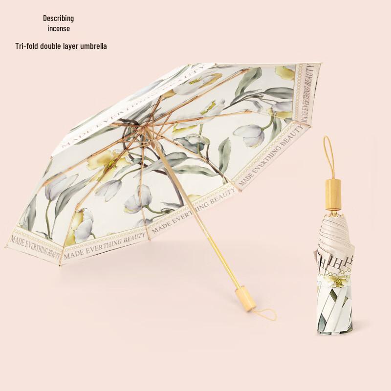 

Lilang Zhisan Dual-Use Floral Folding Umbrella