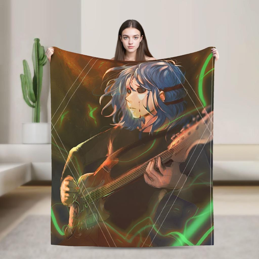 Sally Face Sal Fisher SF Plush Blankets Game Gothic Creative Throw Blankets for Home 150*125cm Ultra-Soft