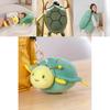 Süßes tragbares Schildkrötenpanzer-Stofftier für kreatives Spielen und Abenteuer