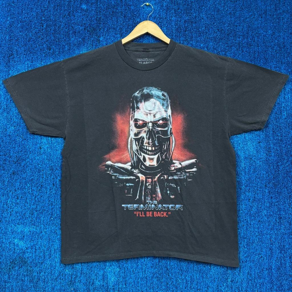 The Terminator Ill Be Back Endo-Skeleton T-1000 Movie Tee XL