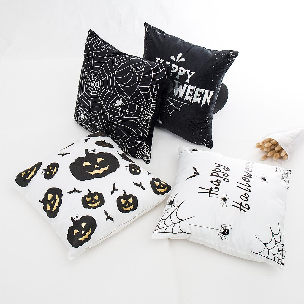 New Halloween Pillows, Hot Stamping and Silver, Pillows, Cushion Covers, Pillow Covers