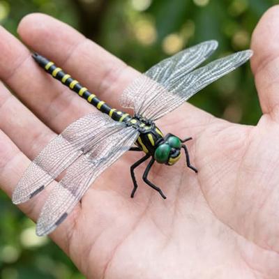 Yousheng Realistic Artificial Dragonfly Outdoor Insect Deterrent Garden Decoration Dragonfly Pin with Hanging Strap for Outdoor Flower Pots Camping