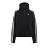 Adidas By Jennie Fleece Hoodie Jacket Black Unisex Tops LD8926