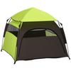 Foldable Dog Cat Tent with Water-Resistant Oxford, Carry Bag for Extra Large Dog, Green
