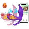 Bluetooth APP 3 em 1 Dildo Vibrador para Mulheres Controle Remoto Sem Fio Sugador Clitóris Estimulador Brinquedos Sexuais Feminino Casal Adulto 18