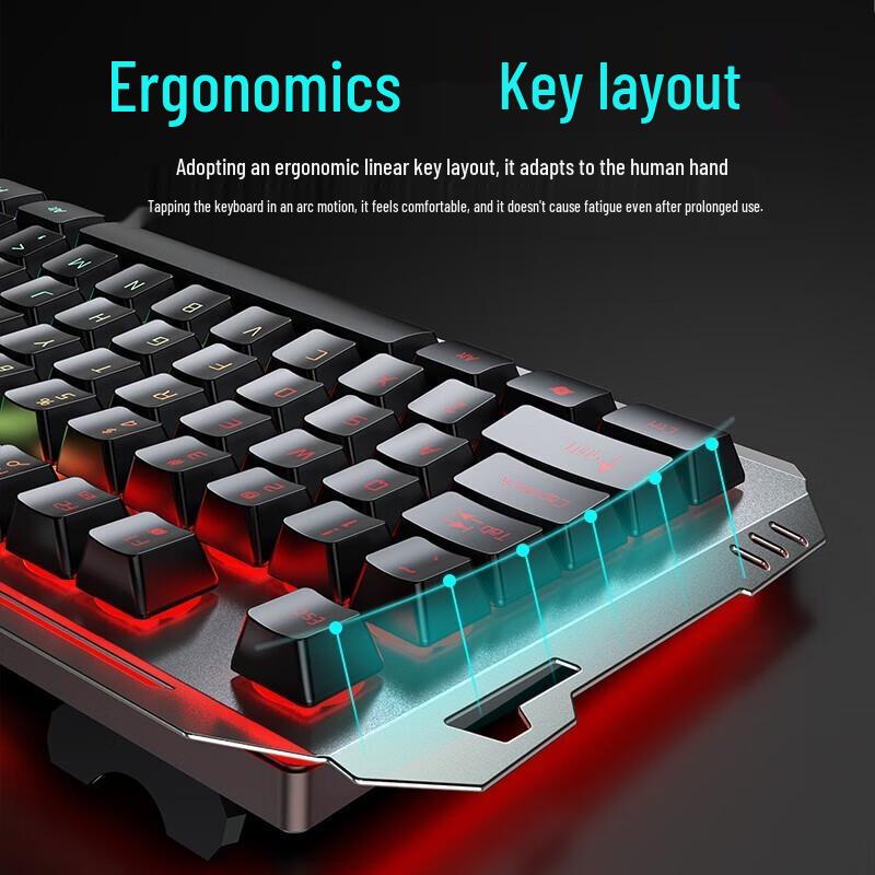 Ahead GX80S 87-Key Wired Gaming Mechanical Feel Keyboard