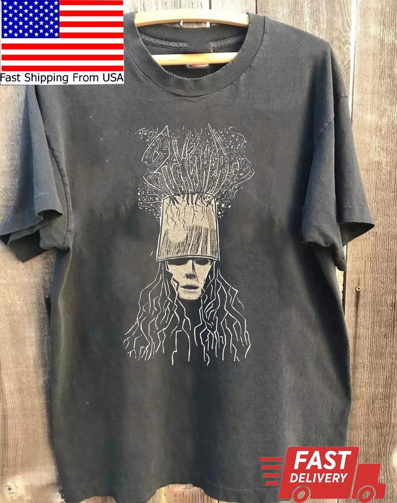 

90s Buckethead Classic style Charcoal Men Women T shirt Unisex AE0910 Unisex T-Shirt XXL