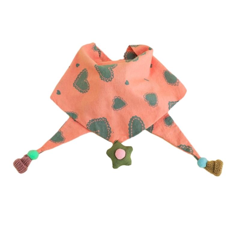 Cute Children Scarf Versatile & Warm Shawl Cotton Baby Neck Towel Multi Functional Scarf Lightweight for Boys & Girls