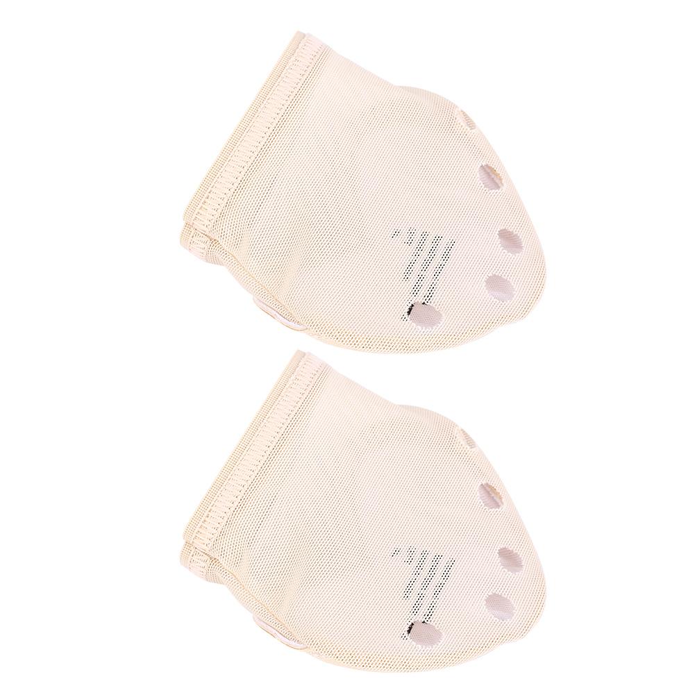 1 Pair Foot Thong 5 Toes Pad Ballet Dance Forefoot Half Protective Shoes (M)
