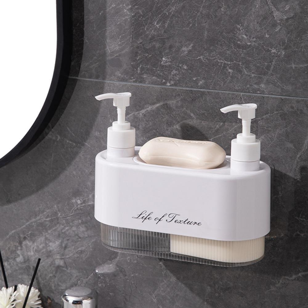 Thickened Shampoo Bottle Plastic Press Soap Dispenser Body Wash Bottle Soap Box Bathroom