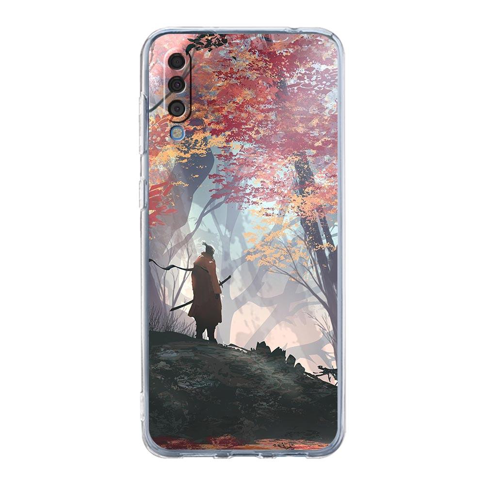 Case For Samsung A14 A50 A70 A30 A40 A20E A10 A10S A20S A02S A04S A12 A22 A32 A34 A42 A52 5G A54 Japanese Bushido Samurai Cover