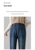 Spring Maternity Flare Pants: Fashionable, Versatile, Loose-Fit Plus Size Jeans for Casual Wear