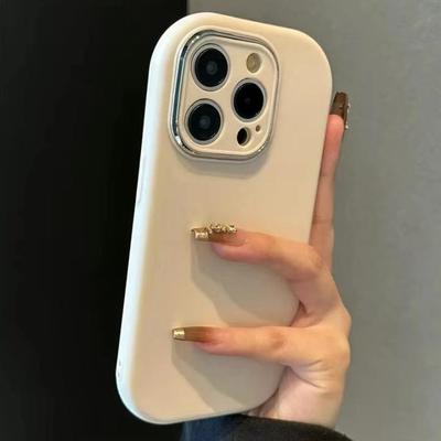 Luxus Niedlich Weiches Silikon Bonbonfarbe Handyhülle Für iPhone 17 11 12 13 14 15 16 Pro Max Plus Stoßfester Bumper Rückseiten Hüllen Cover