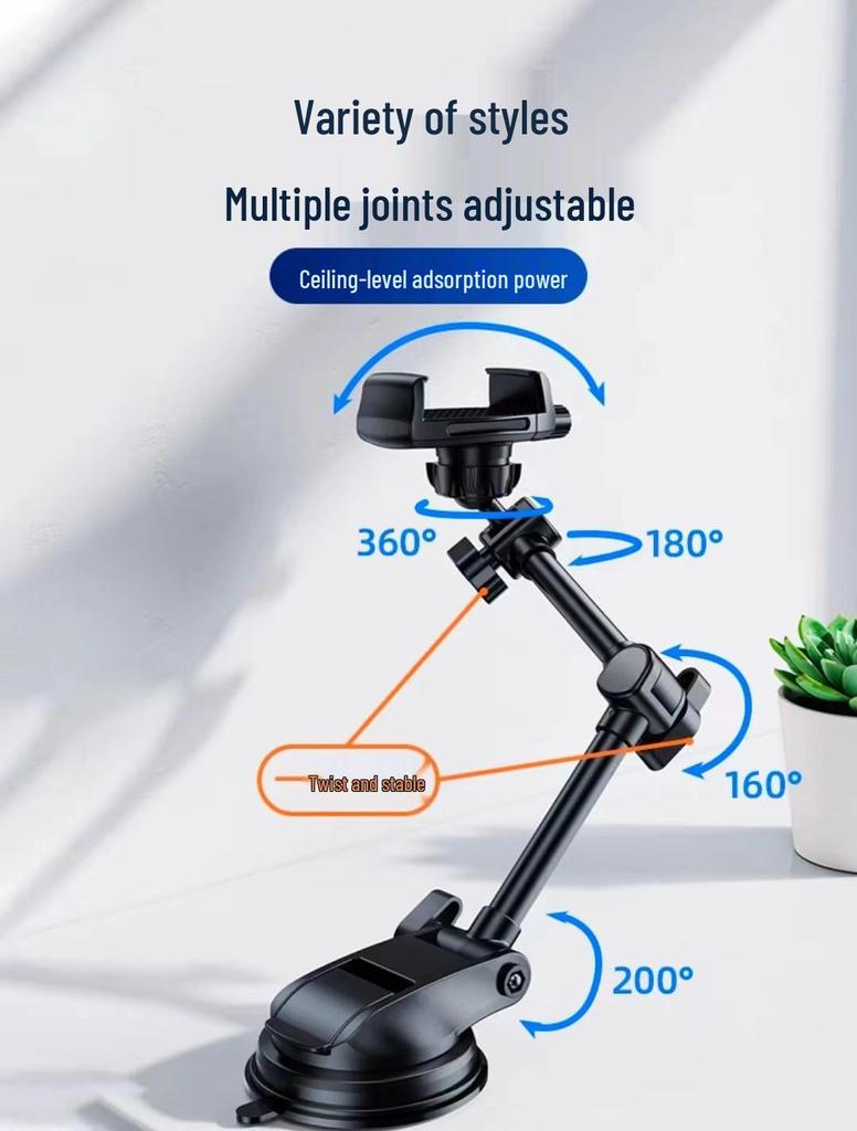 Support de téléphone universel avec ventouse pour tableau de bord de voiture et mur