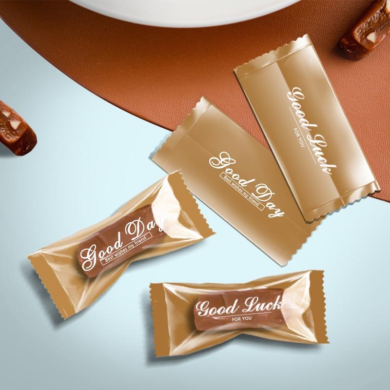 100 Pcs/Lot DIY Handmade Nougat Candy Packaging Bag Milk Taffy Wrapper Food Package Xmas Gift Mini Bags