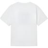 Levis Casual Comfortable Letter Print Ribbed Crew Neck Short Sleeve T-Shirt Men Tops White 002X9-0000