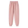 Casual Sweatpants for Women's Men Autumn Winter Outdoor Loose Harem Pants Fleece Thicken Warm Bundle Foot Straight Trousers